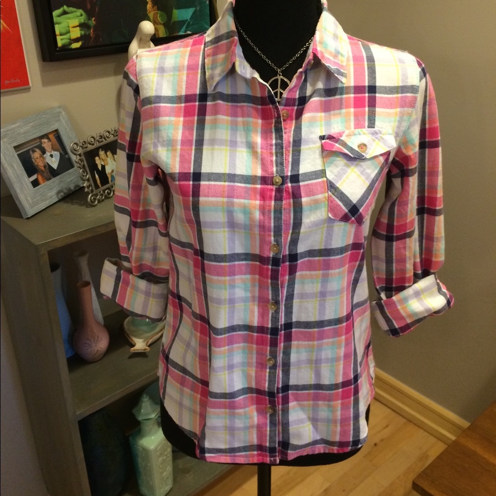 Cat & Jack xl youth flannel shirt